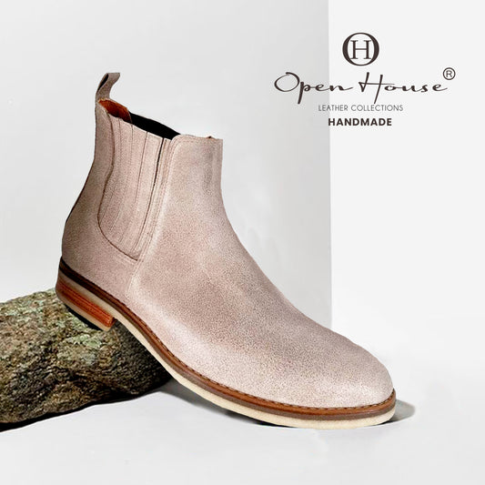 Monserrat Waxed Suede Boot for Men