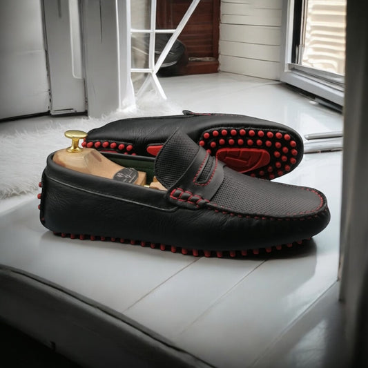 Driver Ferros Red Moccasin