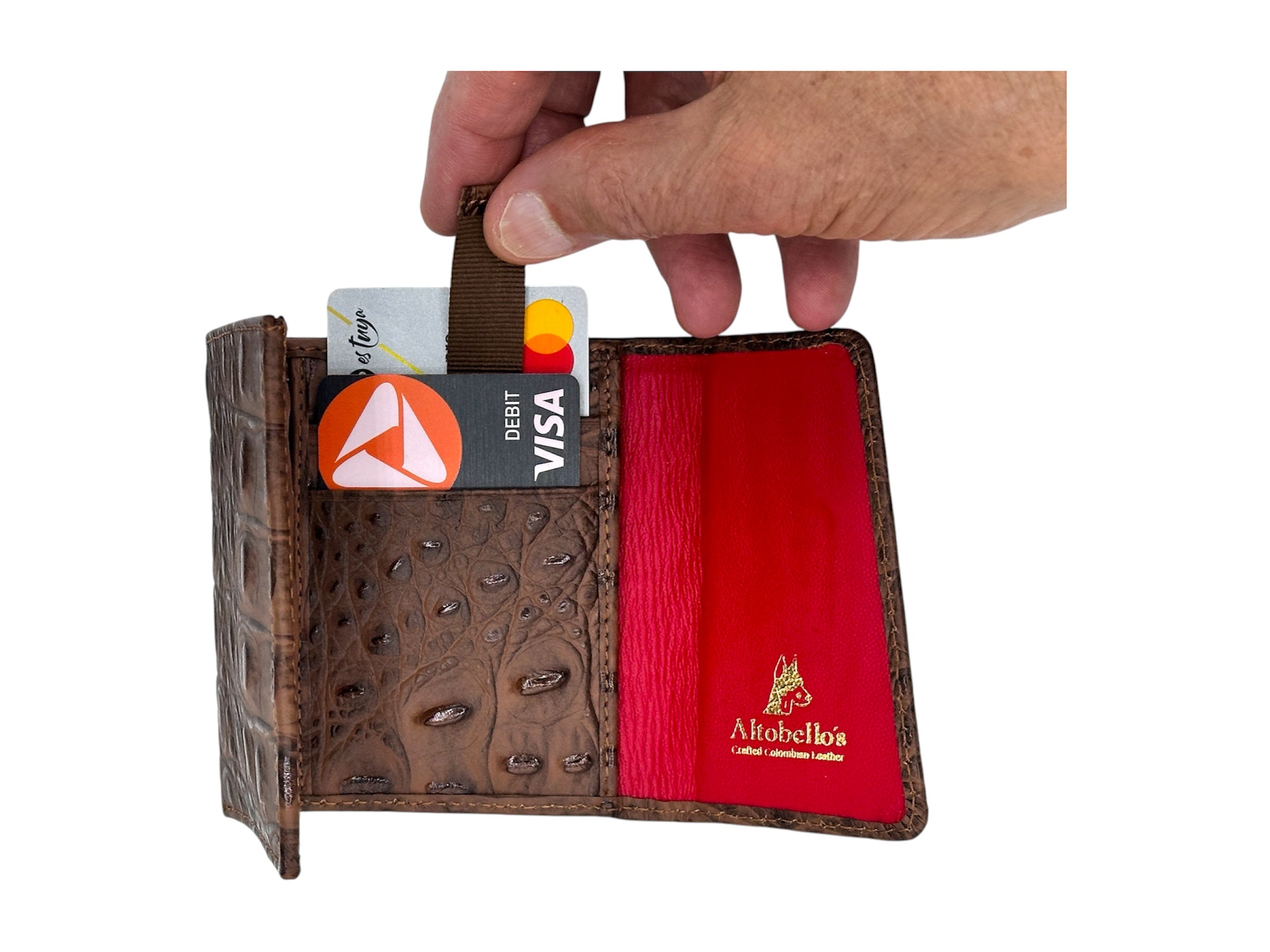 Billetera Cocodrilo Gran Reserva Marron
