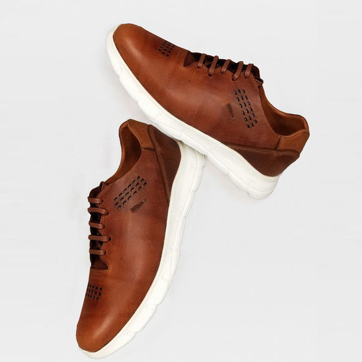Sneaker Titan VII en cuero para Hombre