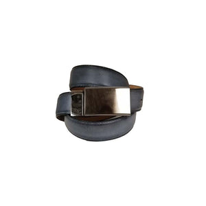 Patina leather belt