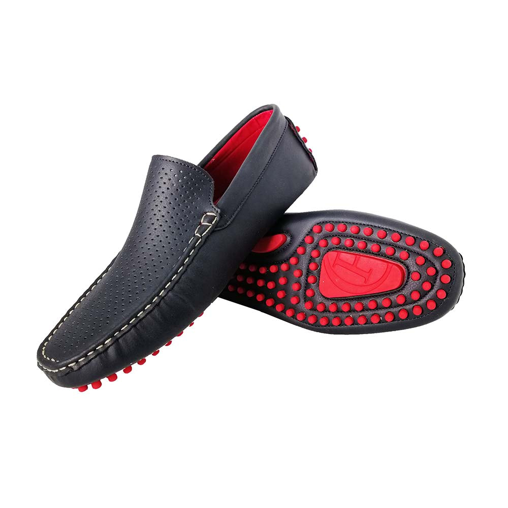Beneto Blue Loafers for Men Mizzar