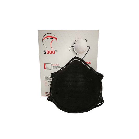 RESPIRADOR CONTRA PARTICULAS 2195 NEGRO - CAJA X 10