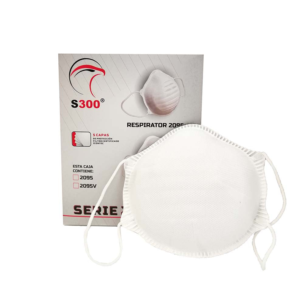 PARTICLE RESPIRATOR 2095 WHITE - BOX OF 10