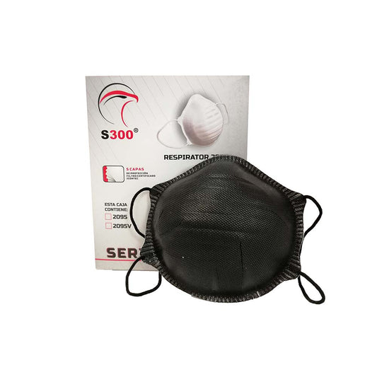 RESPIRADOR CONTRA PARTICULAS 2095 NEGRO - CAJA X 10