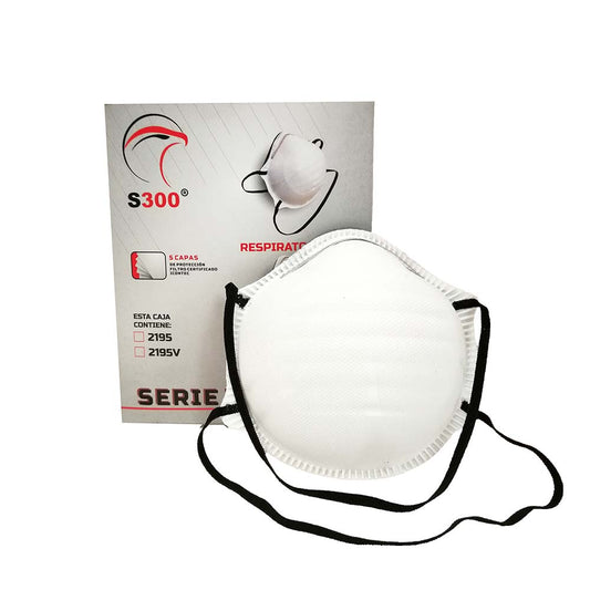 RESPIRADOR CONTRA PARTICULAS 2195 BLANCO - CAJA X 10